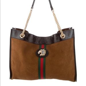 Gucci LARGE Rajah Tote Brown